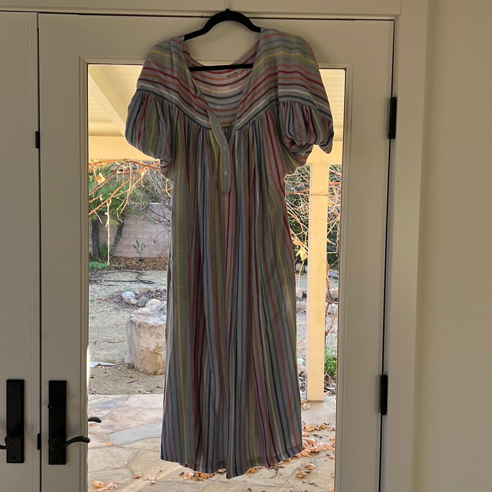 Fish and Kids Women’s Multi Color Striped dress size Small